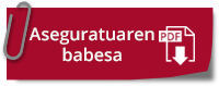 Irudia botoia Aseguratuaren babesa 